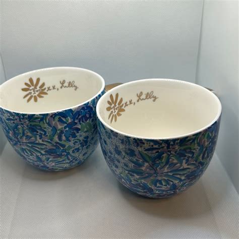 Lilly Pulitzer Dining Lilly Pulitzer Pair Of Mugs In Vibrant Hues