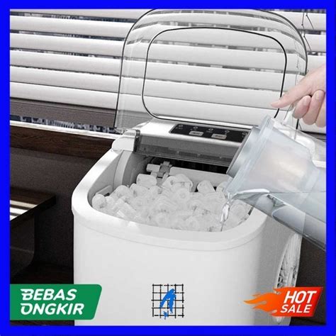 Jual Mesin Alat Pembuat Es Batu Kristal Otomatis Mini Portable Ice