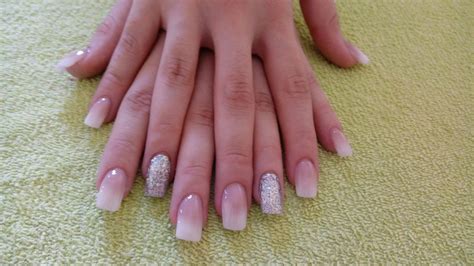 Uñas difuminadas con acrilico Manicure Nails Beauty Nude Nails Nail Designs Nail Bar