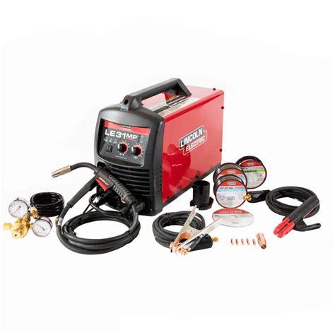 Lincoln Electric 140 LE31MP Multi Process Stick MIG TIG Welder Kit