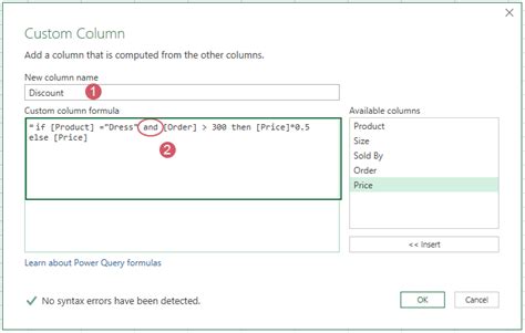 Power Query если ошибка формула Исправление ошибок и поиск