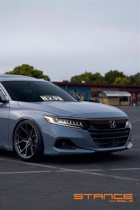 Honda Accord Stance Sf Brushed Dual Gunmetal Stance Wheels