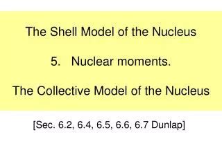 PPT - Nuclear Shell Model PowerPoint Presentation, free download - ID:3117756