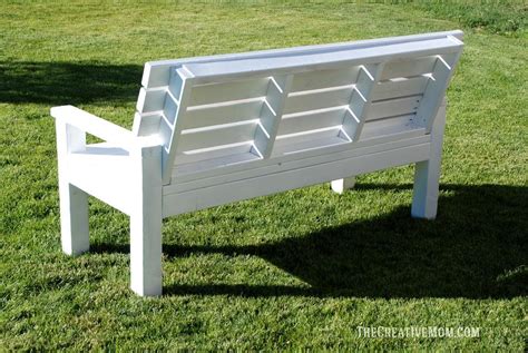 Sturdy 2x4 Bench | Wood bench outdoor, Wooden bench outdoor, Outdoor bench seating