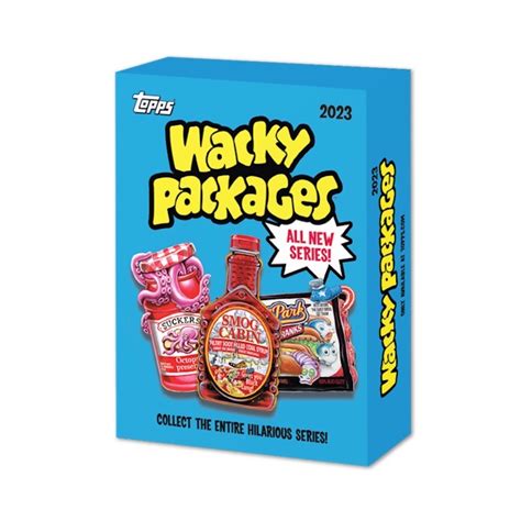 2023 Topps Wacky Packages All New Series Checklist Info Boxes