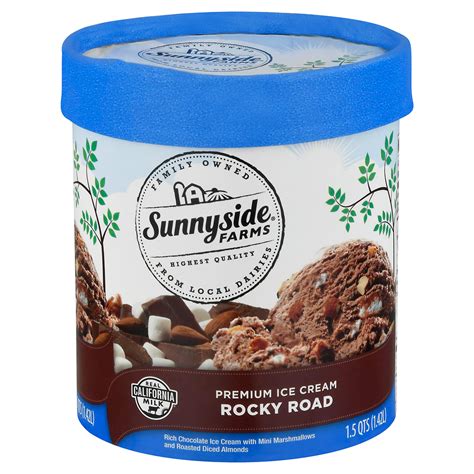 Sunnyside Farms Ice Cream Premium Rocky Road Ecom