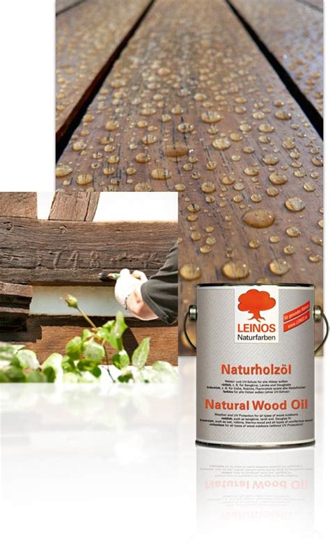 Terrace Wood Oil 236 LEINOS Naturfarben Öle und Farben von NATUR