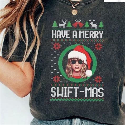 Gildan Shirts Taylor Christmas Shirt Swift Have A Merry Swiftmas