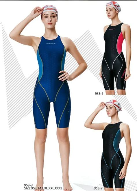 Yingfa New Professional Women Swimsuit One Piece Swimwear Racing