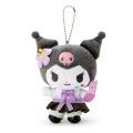 Japan Sanrio Mascot Holder Kuromi Tokimeki Heisei Kogal Kawaii