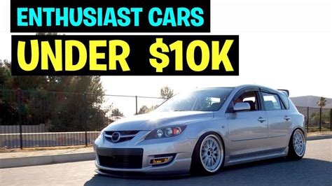 BEST FUN CARS UNDER 10K Top 5 YouTube