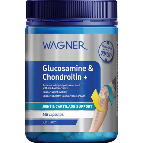 Buy Wagner Glucosamine Chondroitin 200 Capsules Online At Chemist