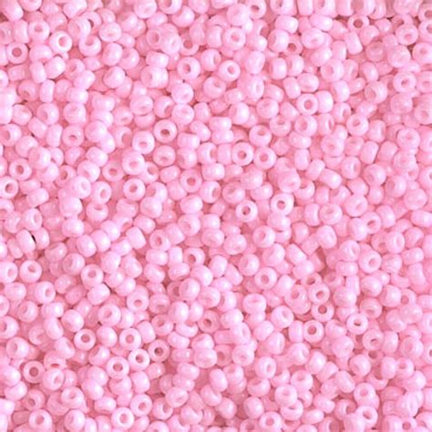 Miyuki Round Rocaille Seed Beads Size 110 235gm Opaque Pink 11 415 5 790524020829 Ebay