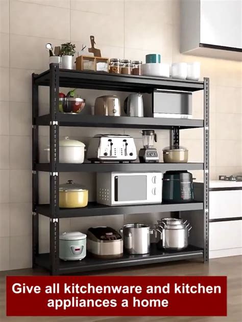 3 Layer Metal Rack Organizer Steel Rack Shelf Adjustable Heavy Duty