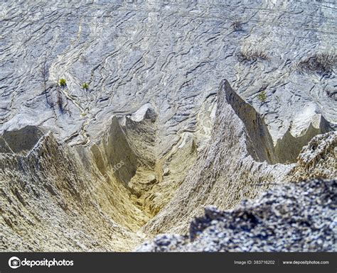 Abandoned Quarry Rummu Estonia Mountain White Sand Stones Erosion Limestone Stock Photo by ...