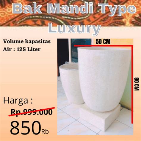 Jual Terlaris Bak Mandi Gentong Air Batu Marmer Terasso Bali Mx