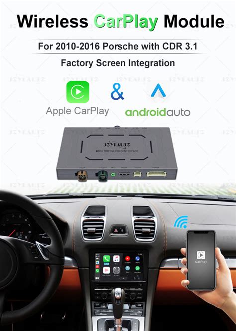 Wireless Apple Carplay Android Auto Solution For Porsche Cayenne