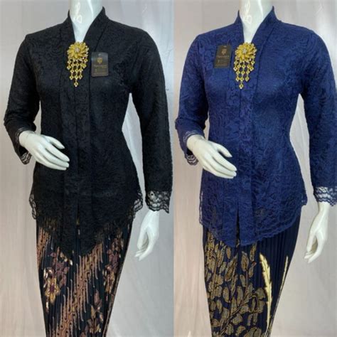 Jual Set Baju Kebaya Brokat Modern Atasan Kebaya Floy Kartini Lengan