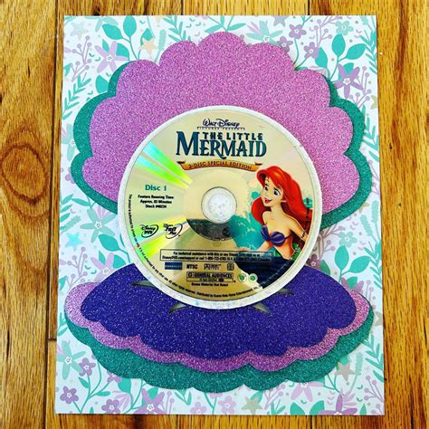 3D Upcycled the Little Mermaid DVD Art - Etsy