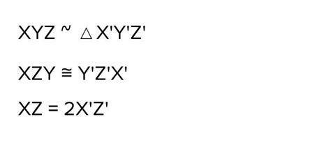 Triangles X Y Z And X Prime Y Prime Z Prime Are Shown δxyz Was Reflected Over A Vertical Line