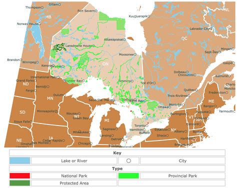 Ontario Provincial Parks Map Printable Discounts Collection