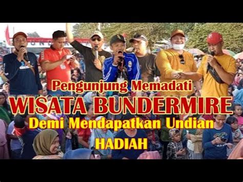 Para Pengunjung Memadati Wisata Bundermire Hanya Untuk Mendapatkan