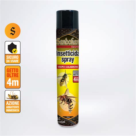 Insetticida Spray Per Vespe E Calabroni Formato Ml Sandokan