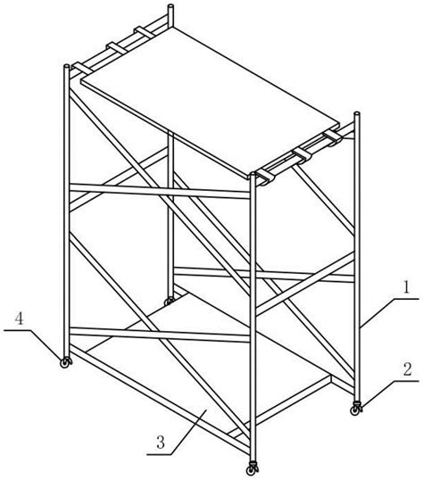 一种稳定性好的建筑施工用脚手架的制作方法