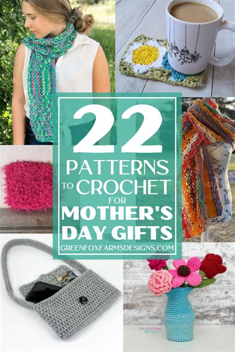 Crocheted Gifts For Mom Green Fox Farms Designs