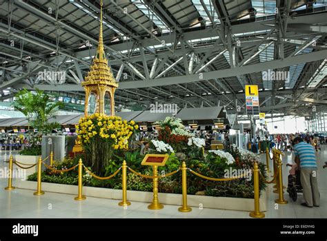 Thai Temple Bangkok Suvarnabhumi Airport Thailand Stock Photo Alamy