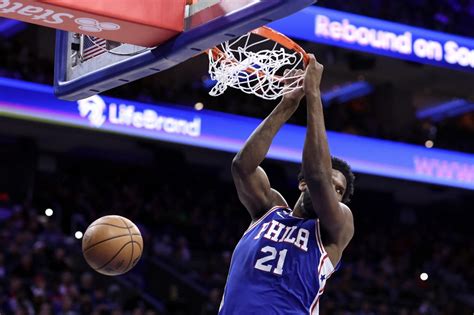 Joel Embiids Double Double Helps 76ers Trounce Hapless Spurs Inquirer Sports