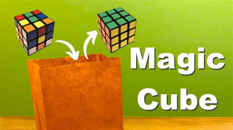 The Rubiks Cube In Paper Bag Magic Trick Revealed Youtube