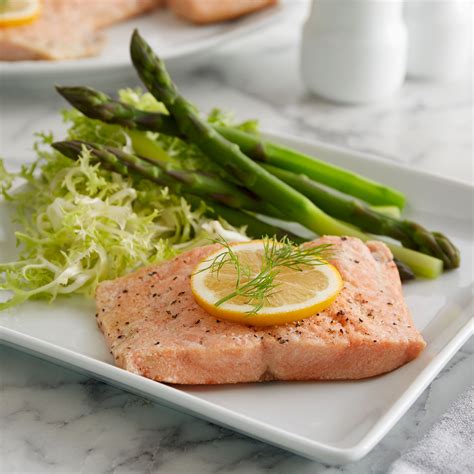 Wild Caught Pacific Salmon 4 Oz Fillet Portions 10 Lb