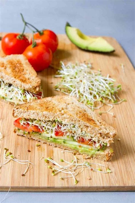 Vegan Hummus Avocado Sandwich Cookin Canuck