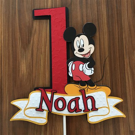 Mickey Mouse Birthday Topper