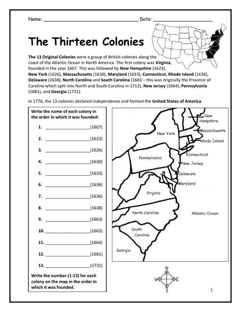 Colonies Map Answer Key Printable Map Colonies