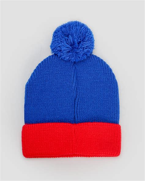 Gorro Infantil Pompom E Dobra Super Mario Azul Nintendo Fanlab