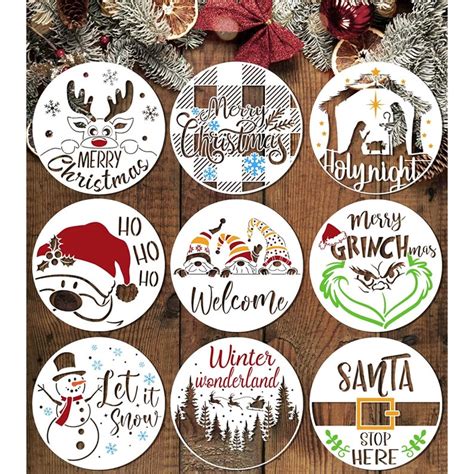 9 Pc S Christmas Rub On Transfers Merry Christmas Rub On Transfers