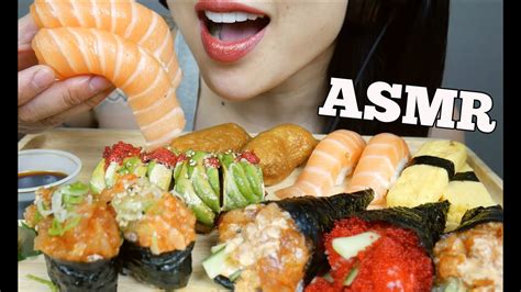 ASMR SUSHI PLATTER FEAST (EATING SOUNDS) NO TALKING | SAS-ASMR – ASMRHD