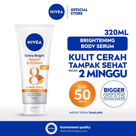 Jual Nivea Nivea Extra Bright Repair Protect Spf Body Serum Ml