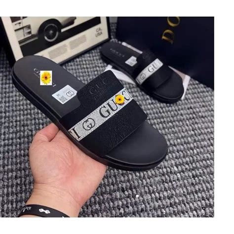 các mẫu dép lê xăng đan nam GC in chìm mẫu dép gc xăng đan nam hot nhất 2024 Shopee Việt Nam