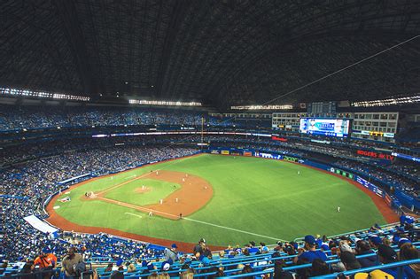 Baseball Stadium Crowd Night