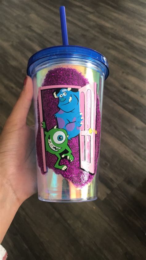 Disney S Monsters Inc Tumbler Etsy