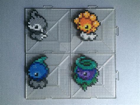 #351 Castform Weather Forms Perlers by TehMorrison on DeviantArt