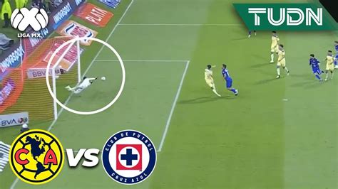 ATAJADÓN Otra vez Malagón América 0 0 Cruz Azul CL2024 Liga