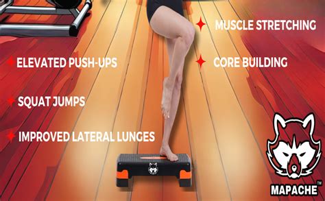 Buy Mapache Titanium Series Premium Aerobic Stepper For Cardiovascular And Aerobic Exercises