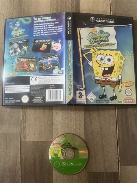 SPONGEBOB BATTLE FOR Bikini Bottom Gamecube German Version PAL No Manual PicClick UK
