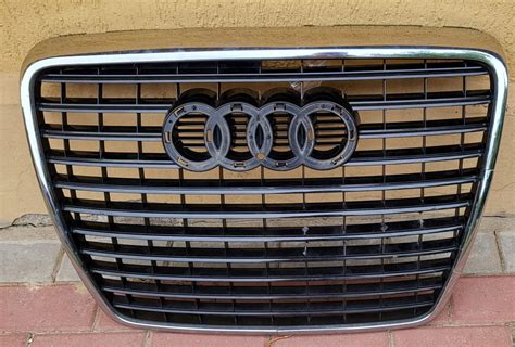 Atrapa Grill Audi A C Czarny Po Ysk Lift Oficjalne