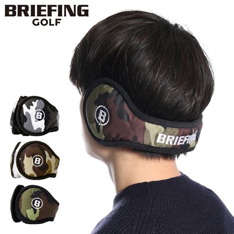 ブリーフィング イヤーマフ 耳あて Camo Ear Muff メンズ Brg223f10 Briefing Golf ゴルフ 迷彩 カモフラ コンパクト イヤマフ イヤーマフラー イヤー