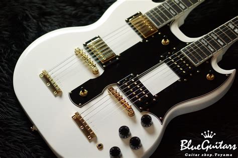 Epiphone Limited Edition G Double Neck Alpine White Blue